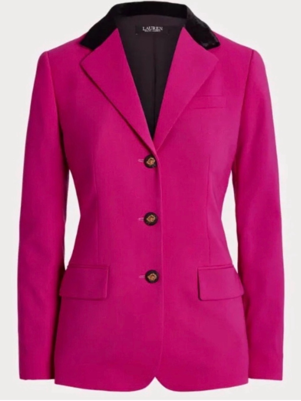 Lauren Ralph Lauren Black Label Wool Crepe Blazer NWOT
